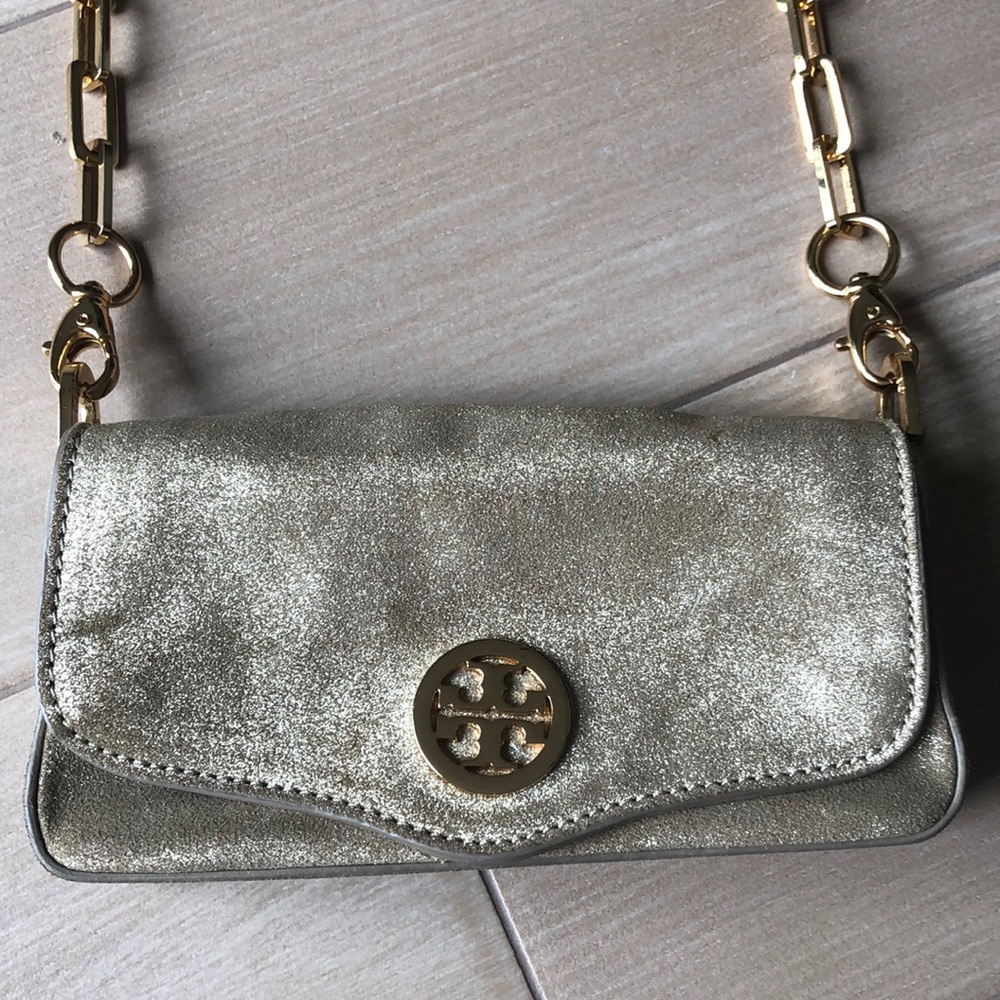 Tory Burch Metallic Crossbody Mini Bag
